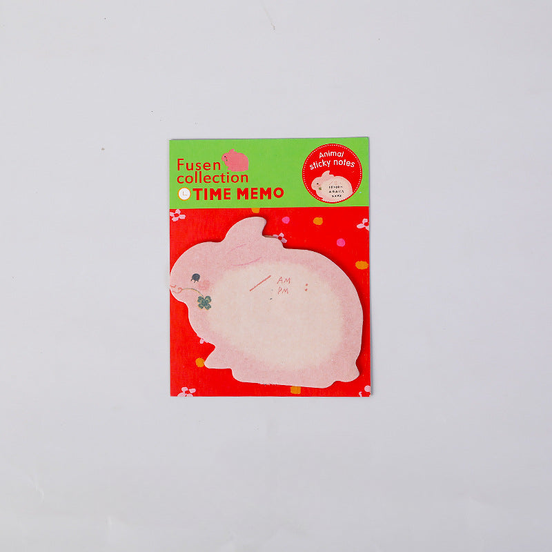Wholesale Paper Cartoon Animal Sticky Notes